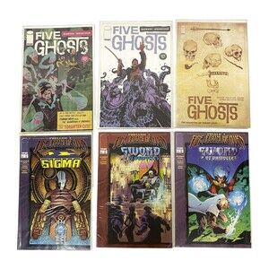 Mixed Sword Of Damocles Image Comics, Five Ghosts & Fire From Heaven Sigma,